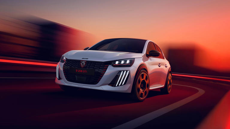 Peugeot E-208 GTi shown in production-ready form for first time