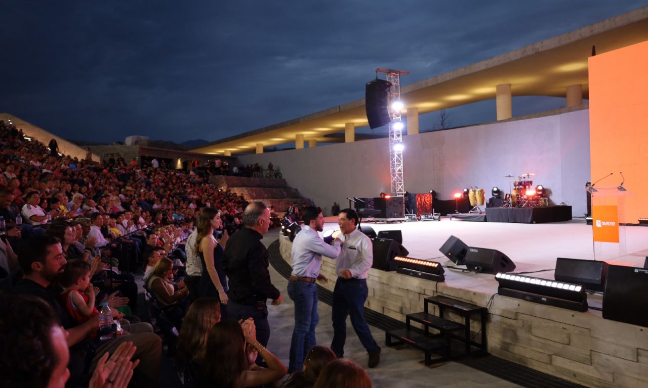 Samuel García inaugura el Anfiteatro del Parque del Agua en Nuevo León ...