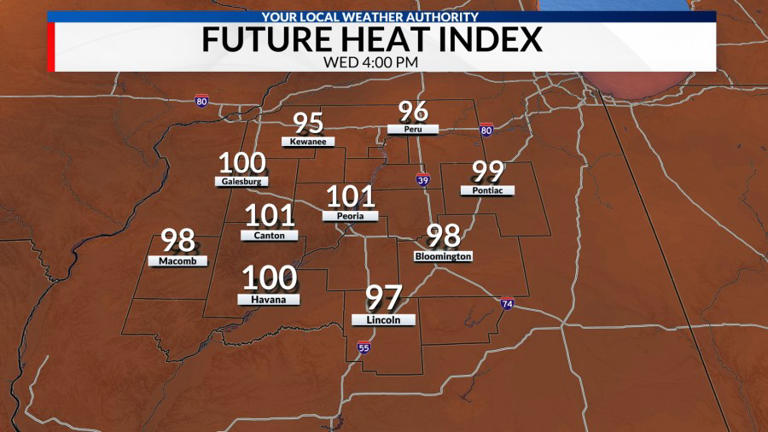 Central Illinois braces for severe storms and oppressive heat