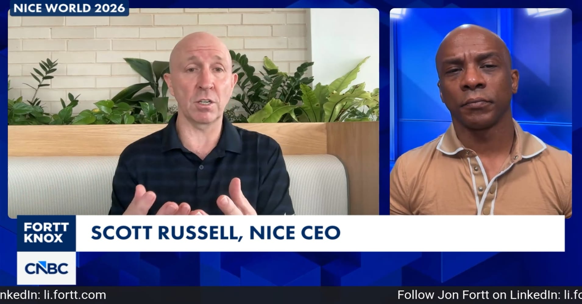 Scott Russell, NICE CEO: A Fortt Knox update