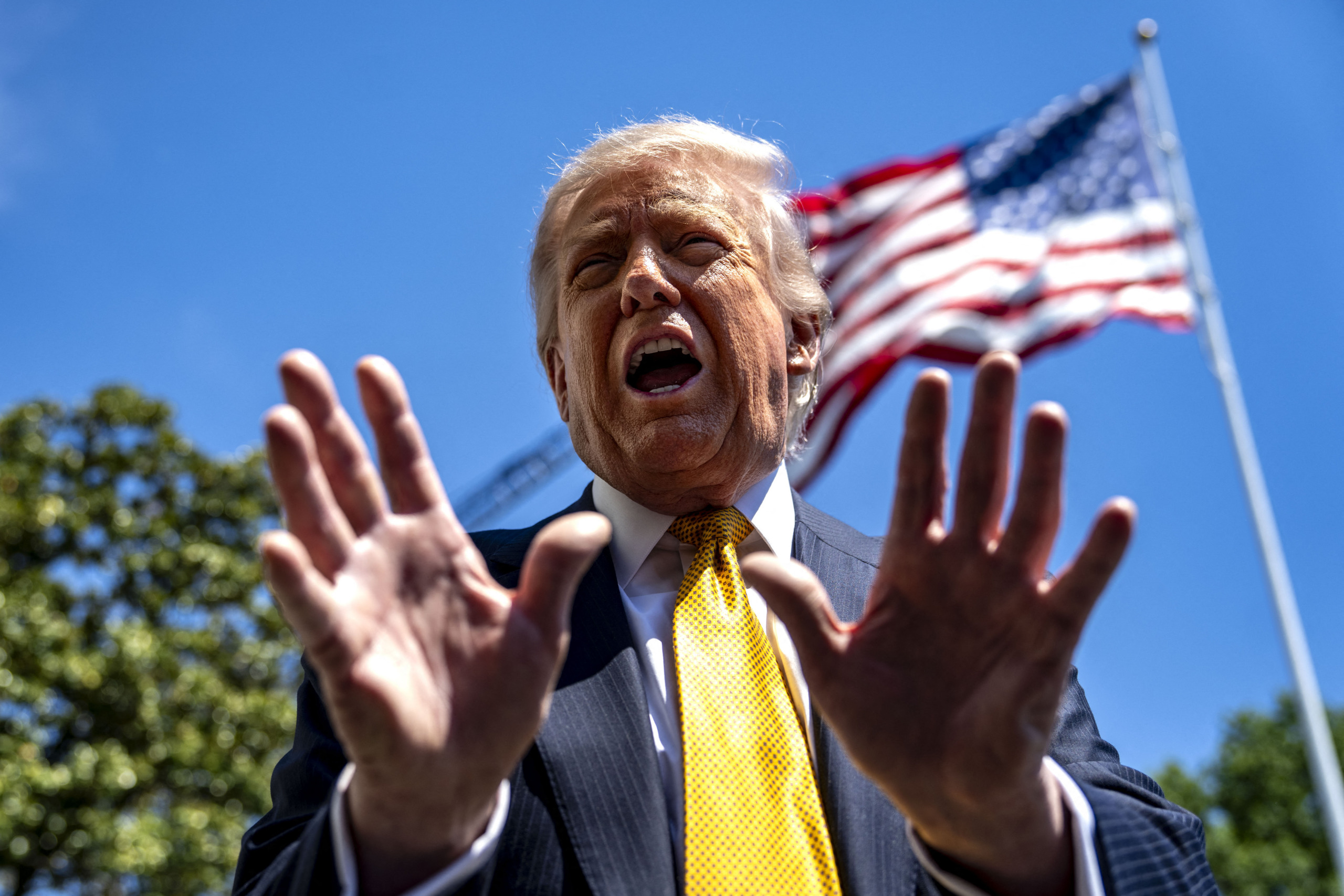 Trump issues fresh threat at Iran, warns the 'easier path' is to 'blow ...