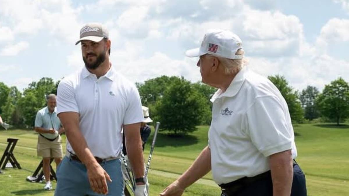 New York Jets player spotted with Trump at Bedminster Golf Club