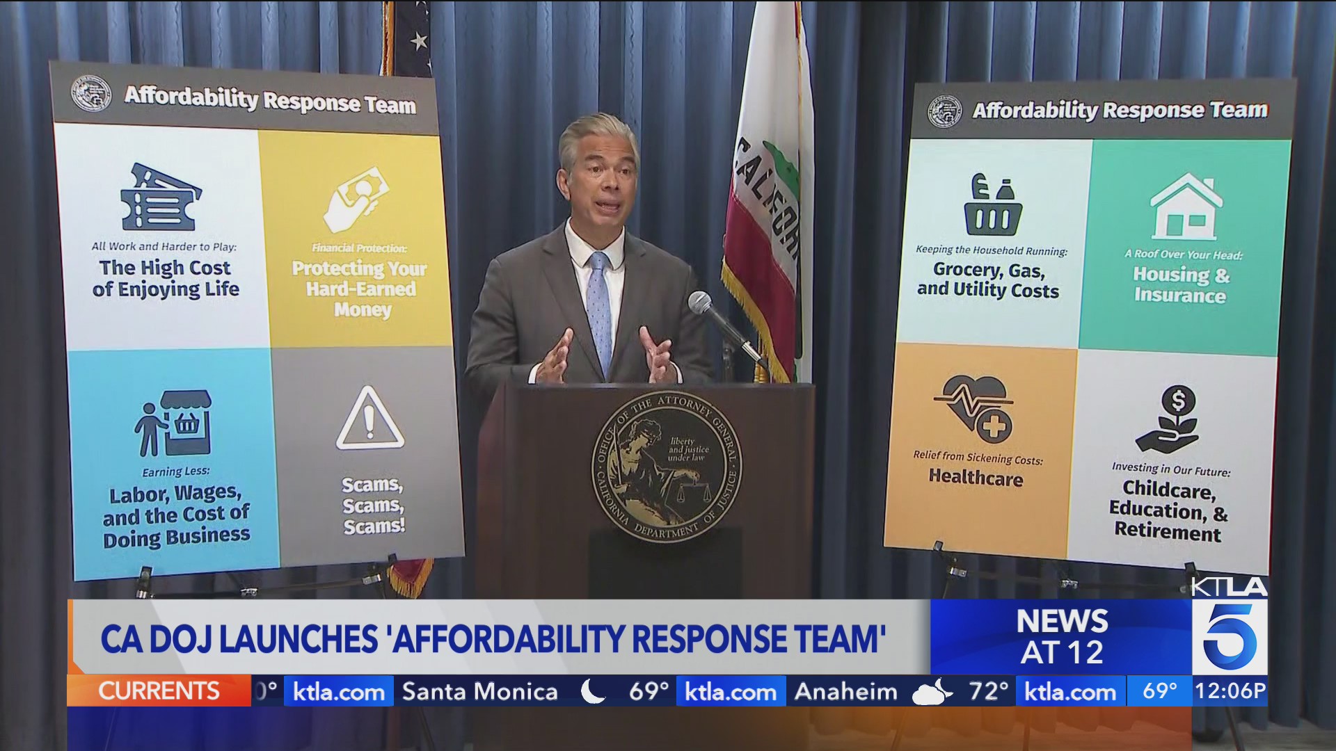 California AG launches affordability response team to target unlawful ...