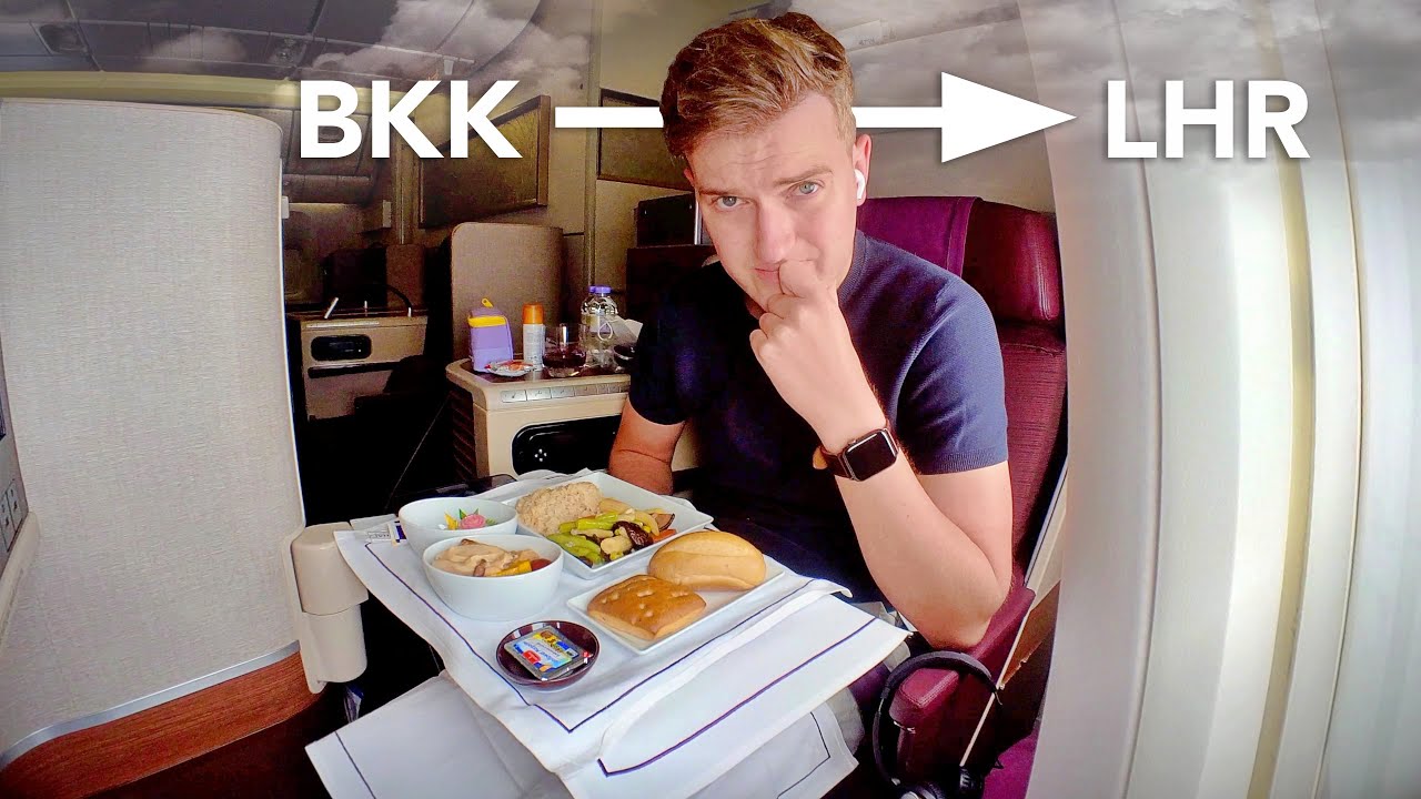 Inside Thai Airways business class