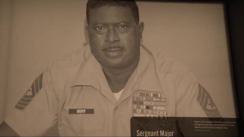 Edgar Huff's legacy honored at National Museum of the Marine Corps
