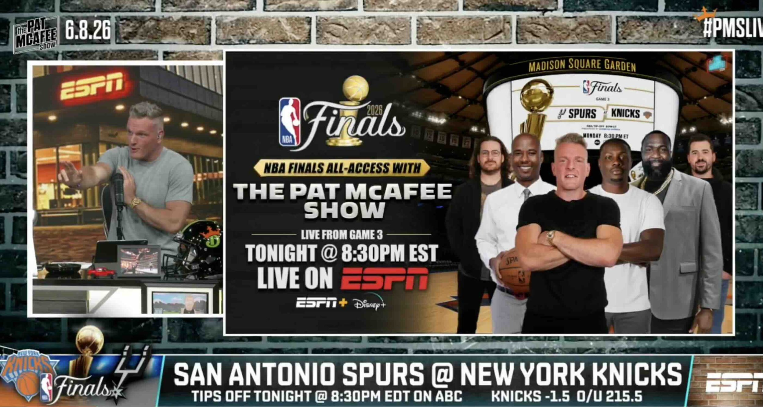 Pat McAfee defends show