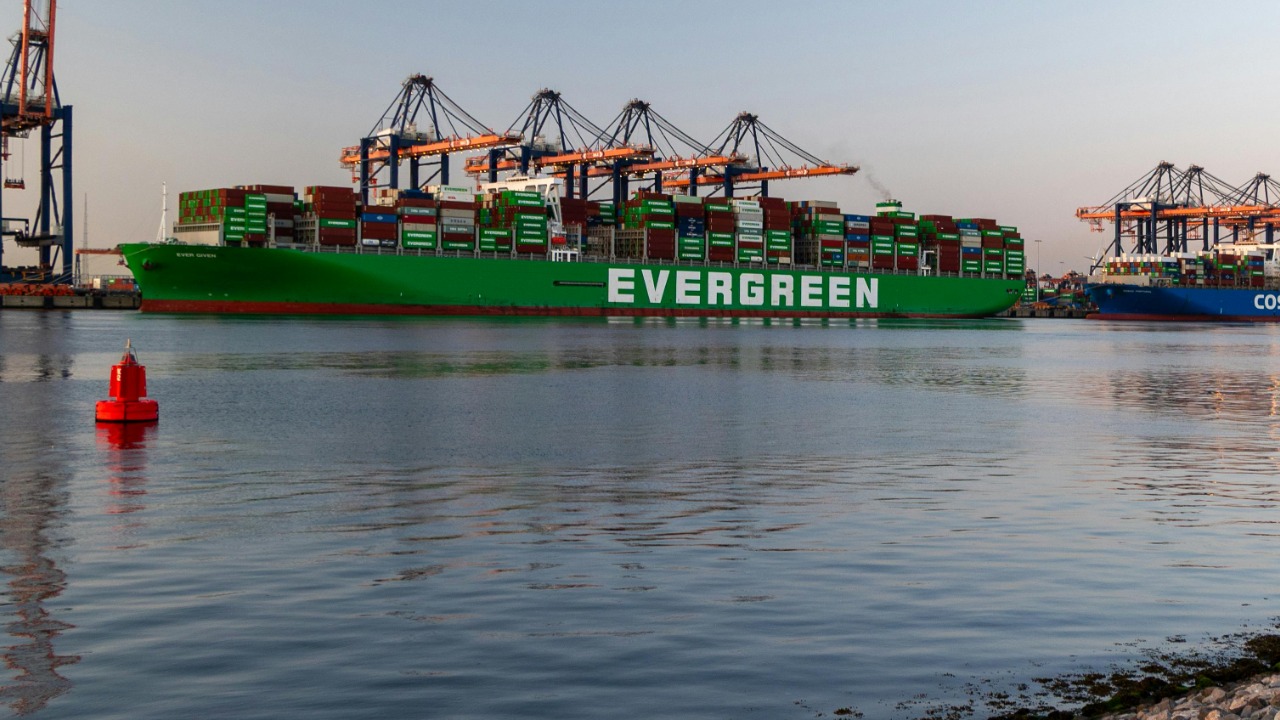 The largest container ships afloat can stack more than 24,000 boxes at once