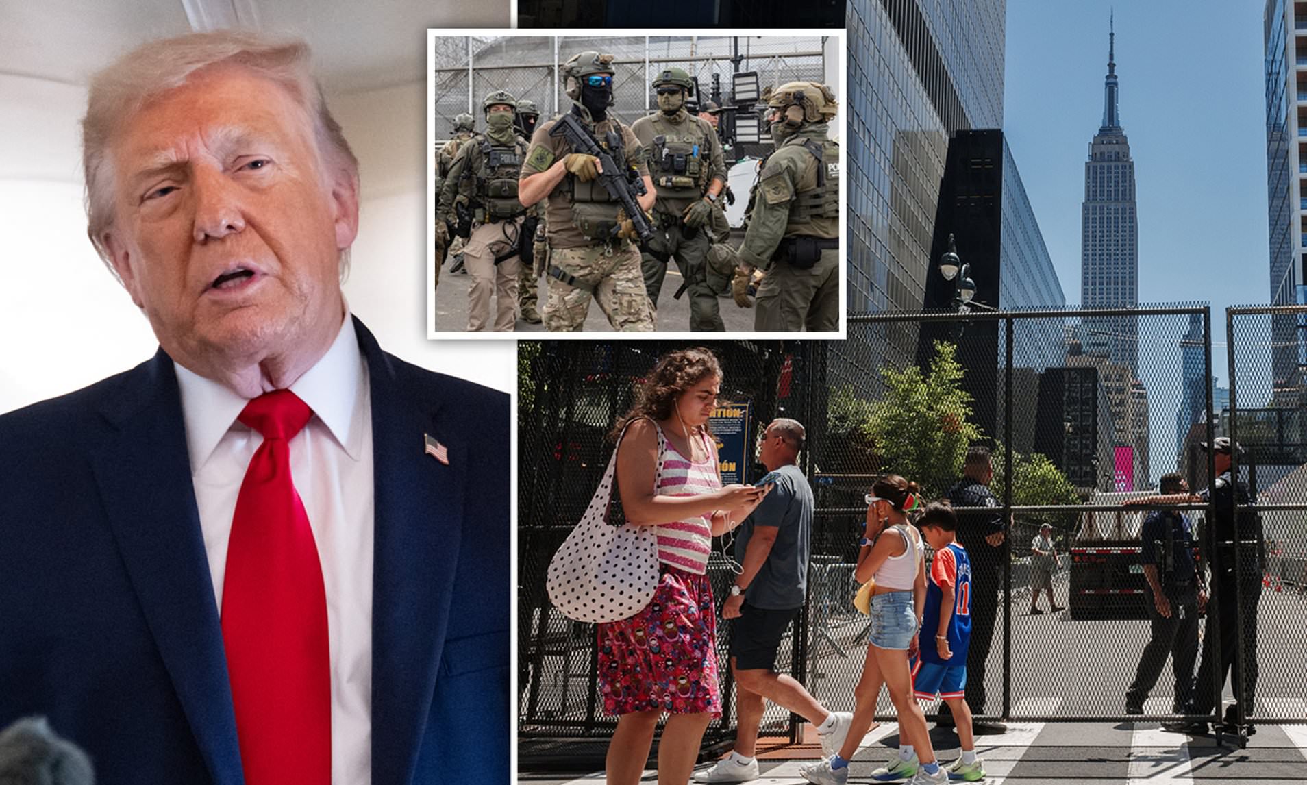 Trump's return to New York City for NBA Finals game takes dramatic turn ...
