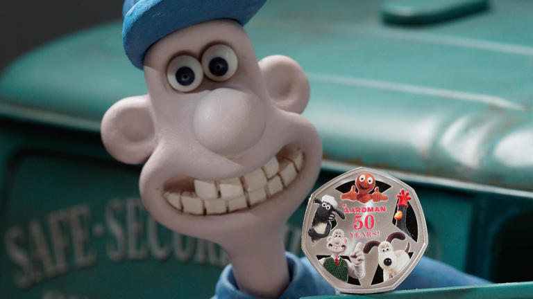 Cracking news Gromit! New Royal Mint 50p coin celebrates 50 years of ...