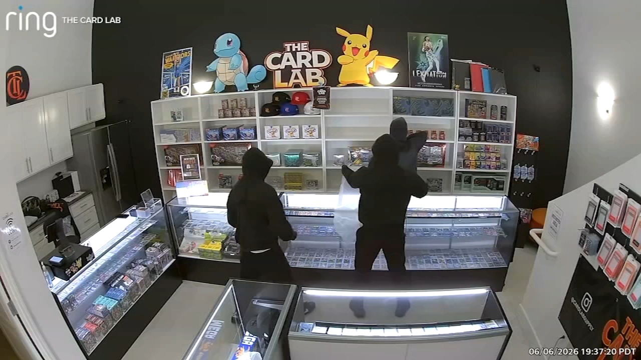 Video: Thieves take 39 seconds to steal $15K worth of Pokémon cards ...