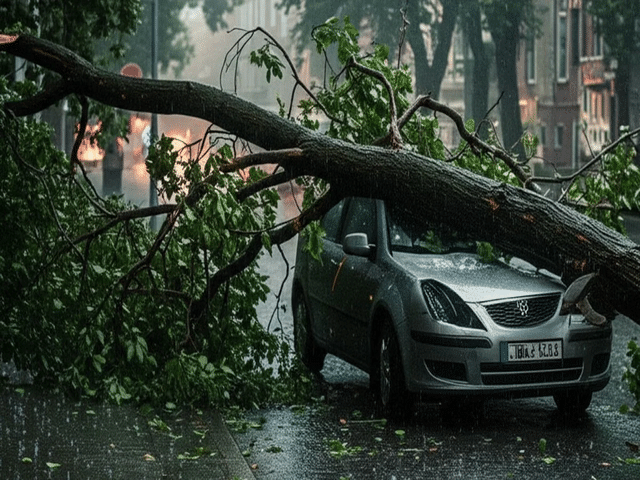 Tree falls on your car during a storm? Here's when insurance will cover ...