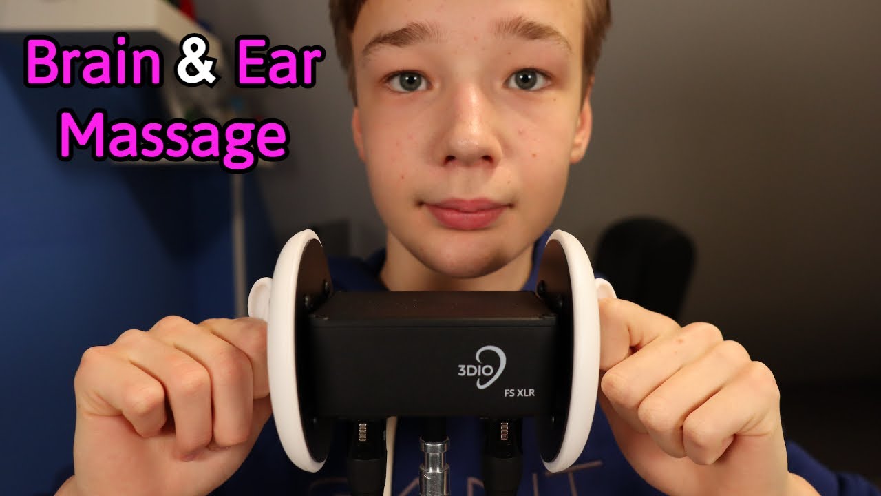 ASMR brain and ear massage for sleep and relaxation