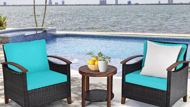 Target’s ‘pretty’ and ‘comfortable’ $130 3-piece rattan patio set adds ...
