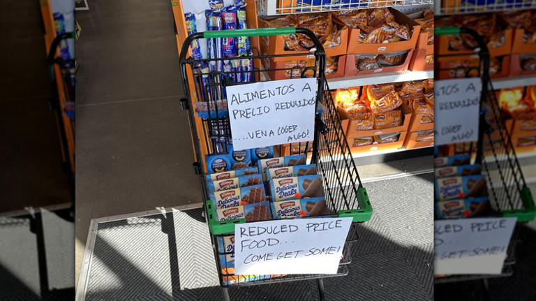 What does Dollar Tree do with unsold food?