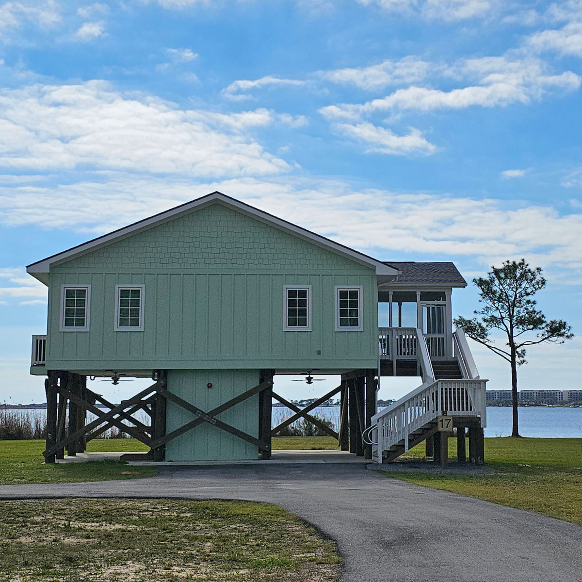 The cabins at Gulf State Park in Gulf Shores Alabama