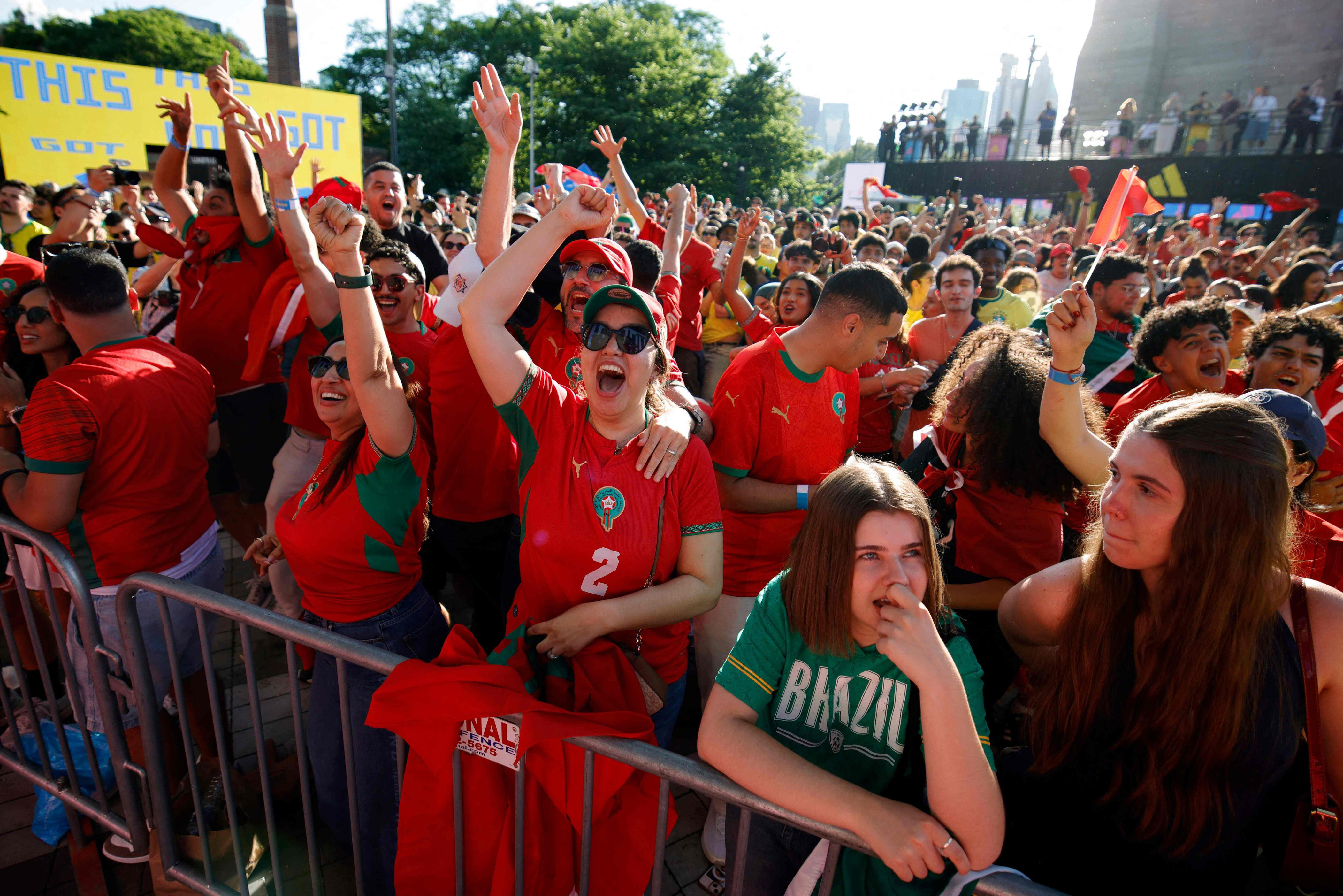 World Cup fever and basketball mania grip New York City
