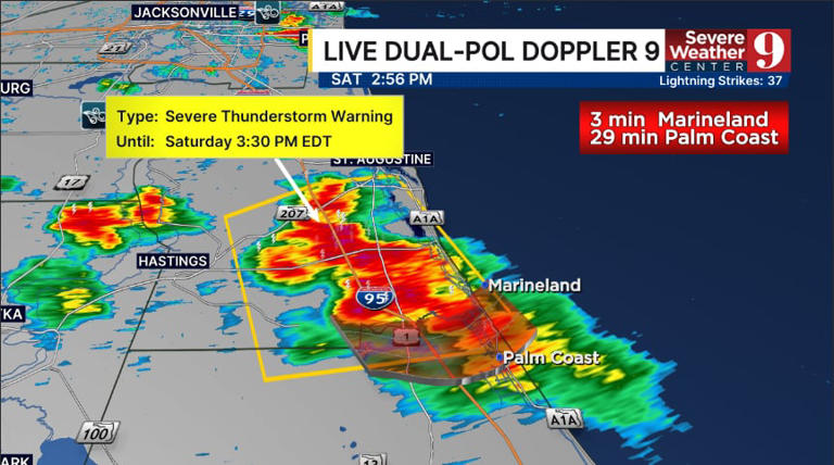 Weather alerts issued in parts of Central Florida