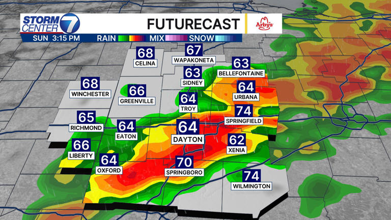 A few storms possible to end the weekend