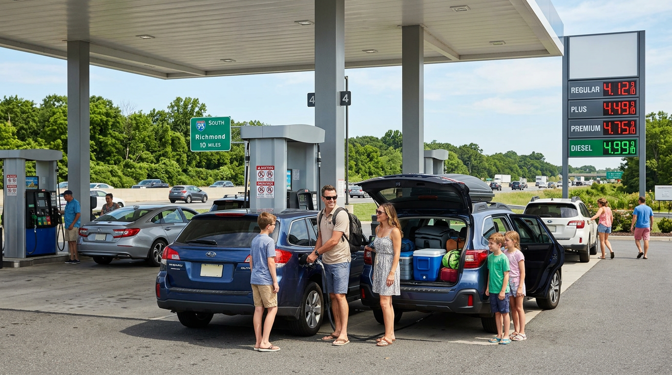 Gas prices drop for third week, offering relief to summer travelers