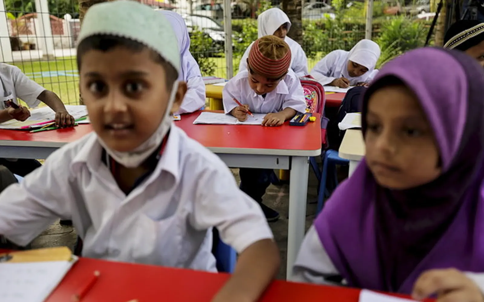 We’re just giving refugee children a basic education, says teacher in ...