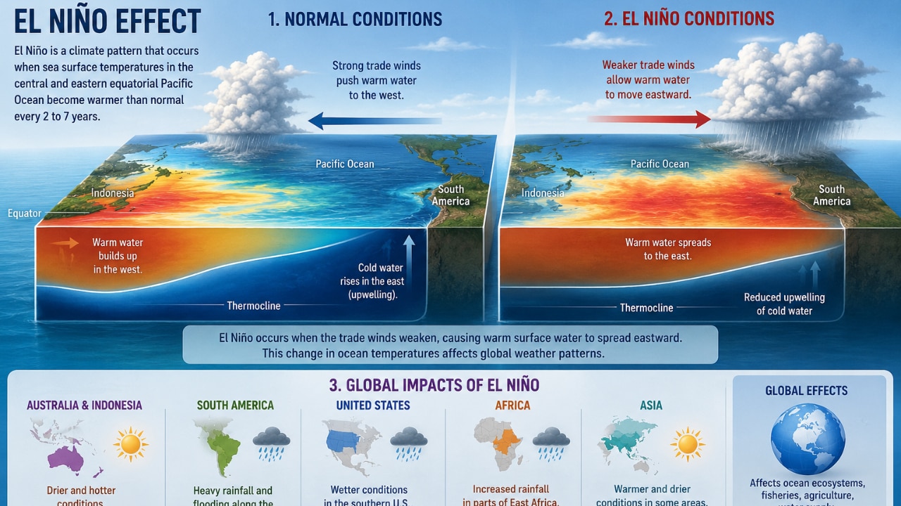 What do latest updates on El Nino effect forecast for potential impact ...