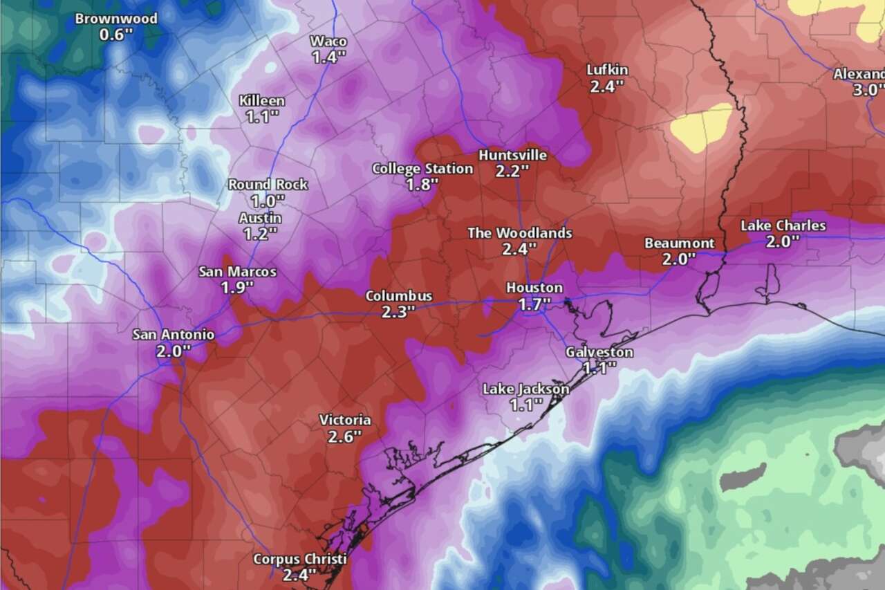Gulf disturbance could make Austin weather more messy this week as cold ...