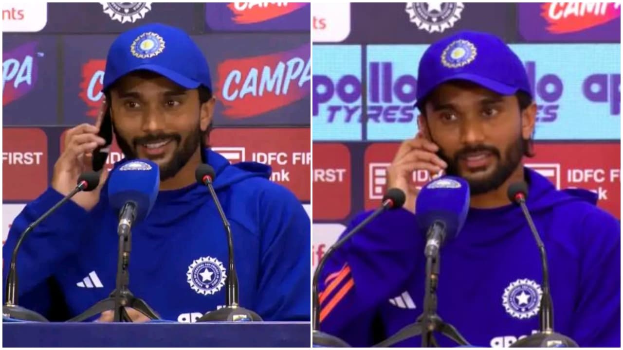 IND vs AFG 1st ODI: Nitish Kumar Reddy takes mother’s call during post ...
