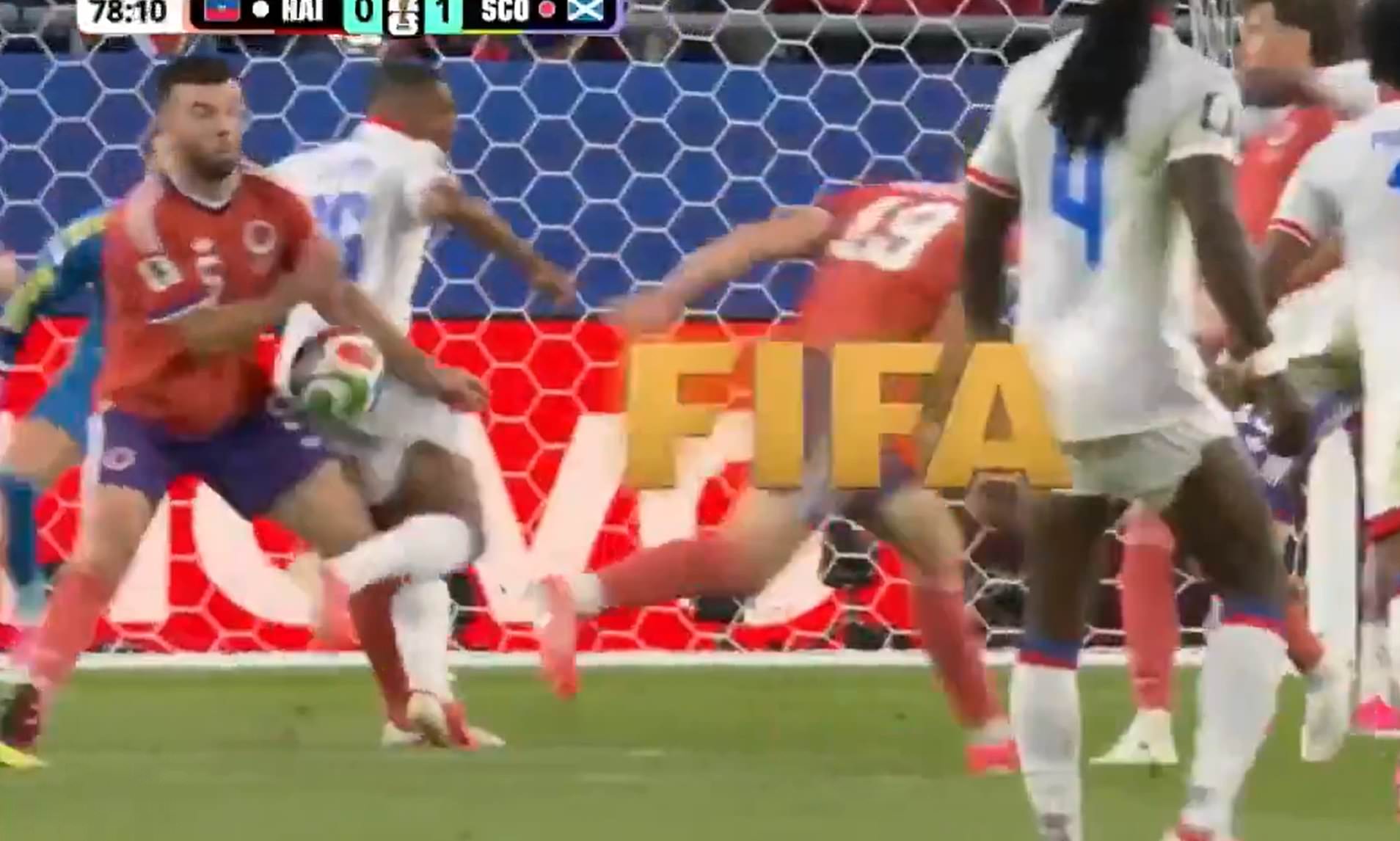Haiti furious after VAR ignores two handball claims in Scotland's Group C win in Boston