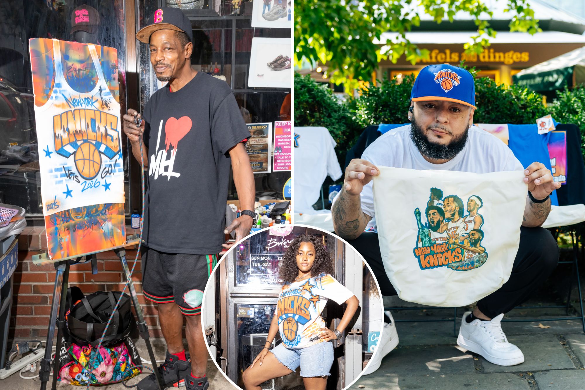 Hail the champs! New Yorkers race to snap up jaw-dropping Knicks street ...