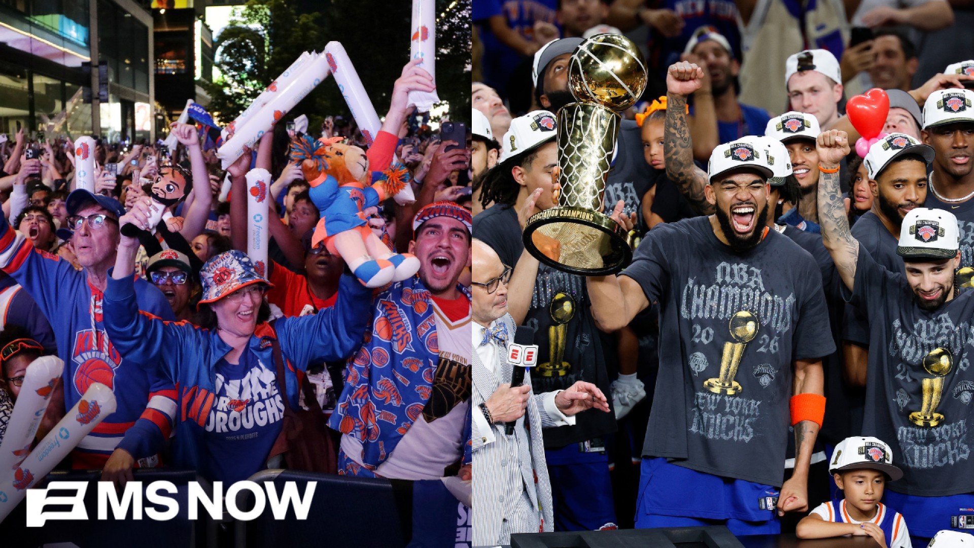 ‘Unity, joy, togetherness’: Knicks fans celebrate in droves after ...