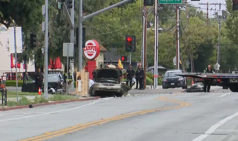 Woman dies after crash during pursuit in San Jose