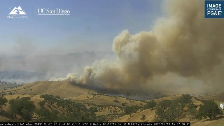 Three fires remain active in California as heat alert takes effect