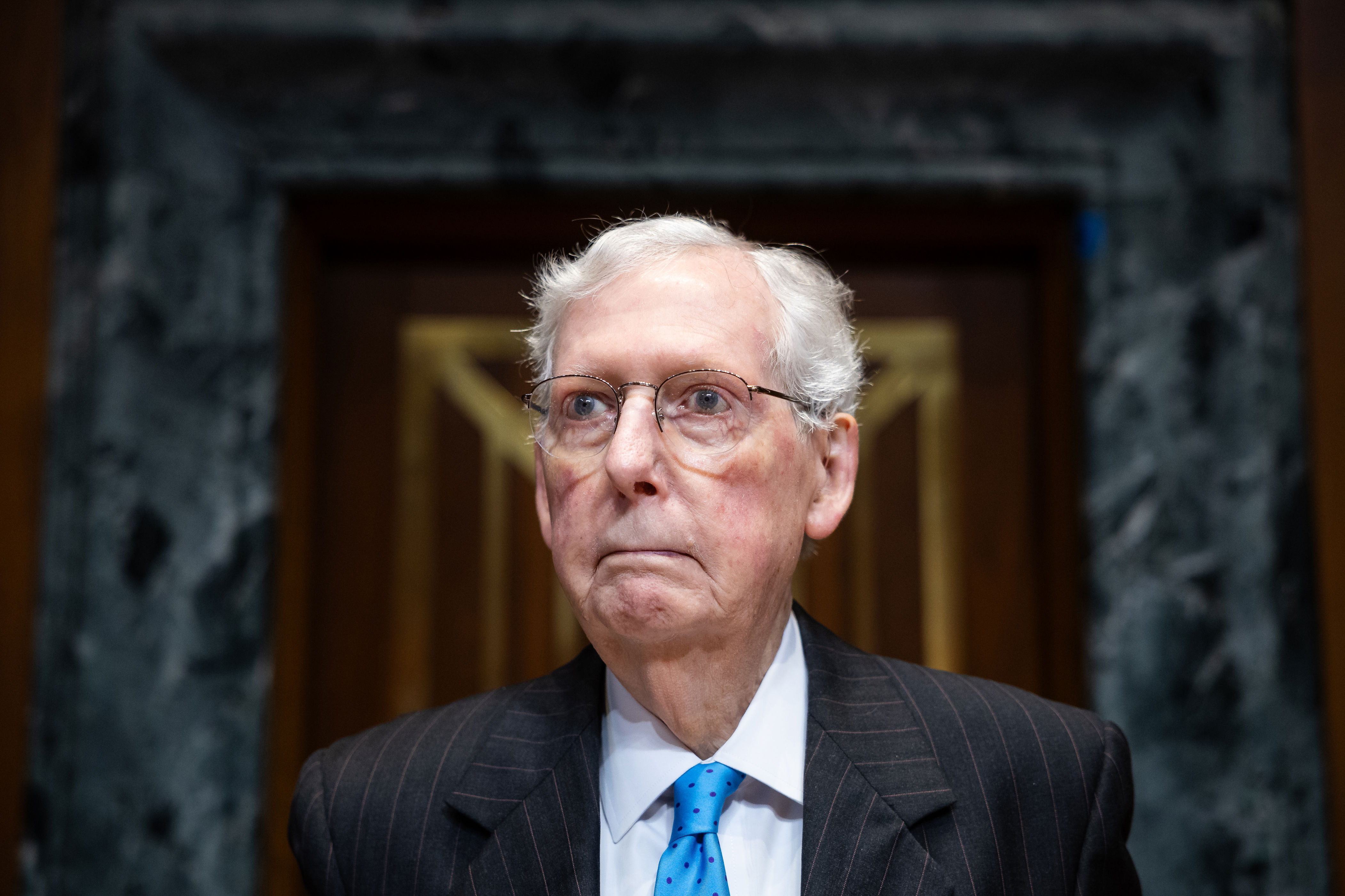 Mitch McConnell's absence is throwing Trump's Pentagon budget boost in doubt