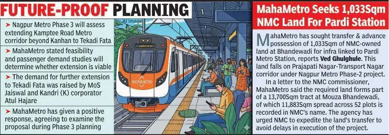 Jaiswal Pushes For Metro Extn Beyond Kanhan, Officials To Examine ...