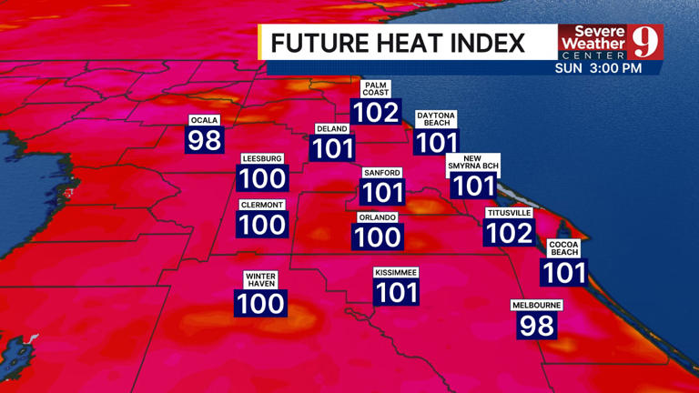 Central Florida braces for heat, humidity, and potential strong storms