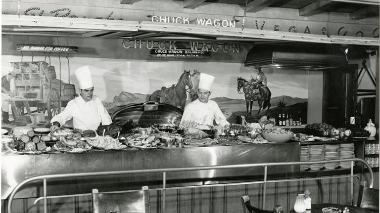 The first buffet in Las Vegas originally only cost a dollar