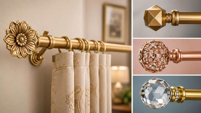 Curtain rod designs that instantly upgrade your home into a classy ...