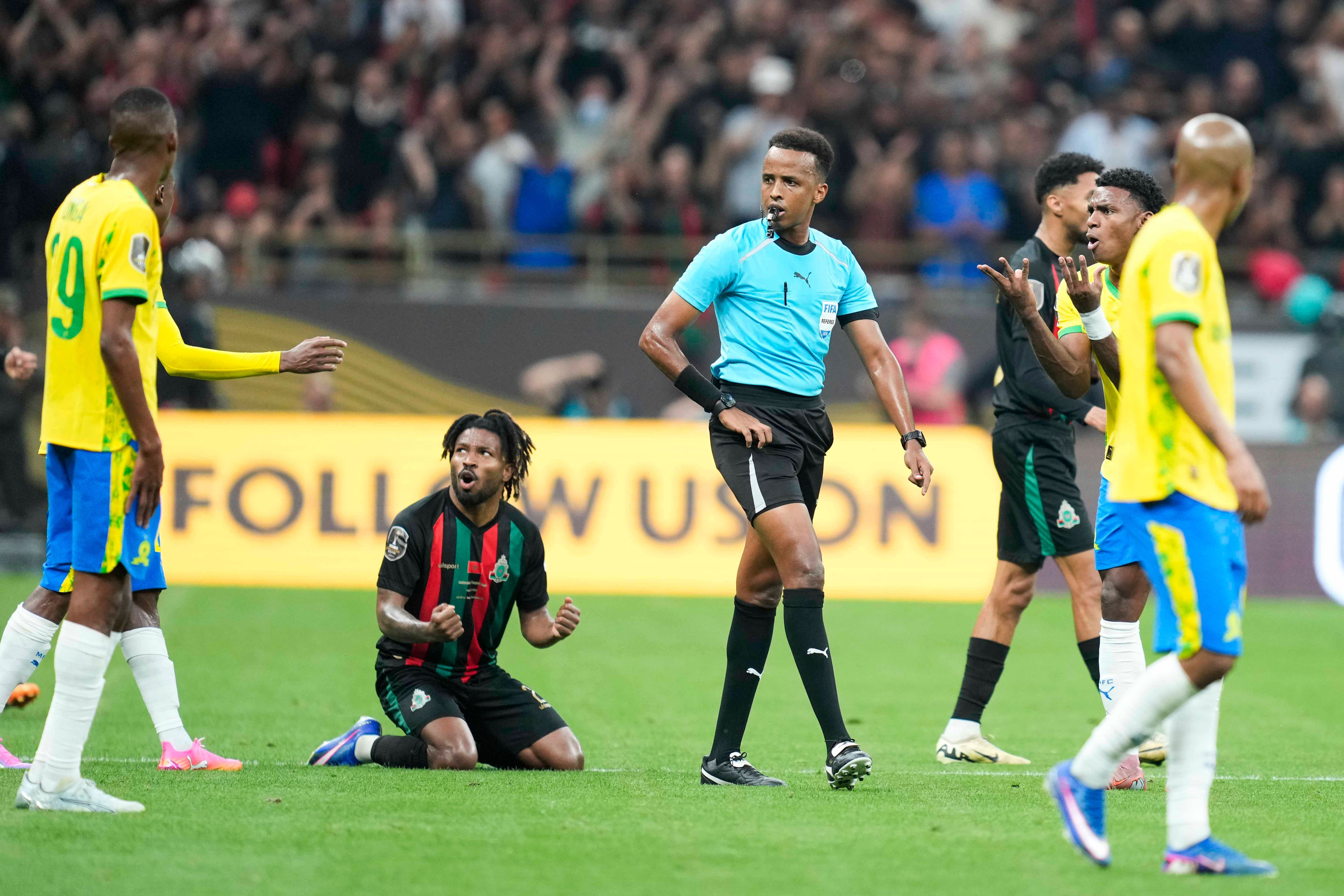 WCup Ref Denied Entry Soccer: