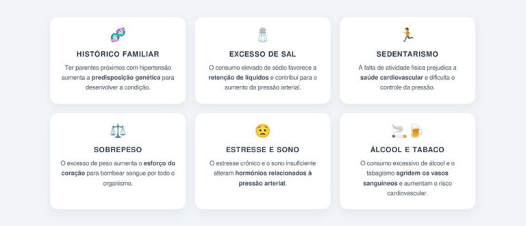 Quais são as principais causas e fatores de risco?