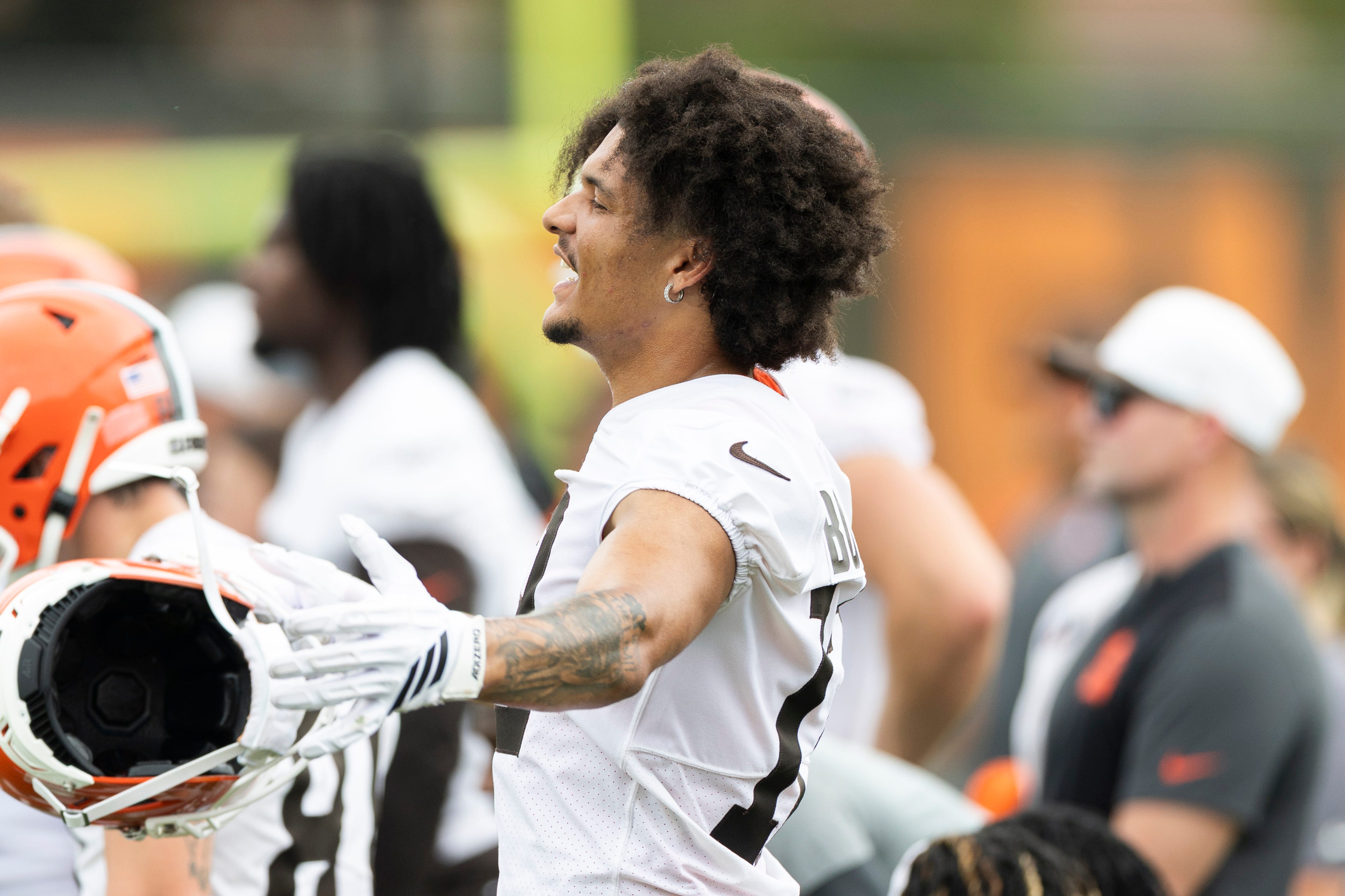 Former Washington football WR stars at Cleveland Browns minicamp