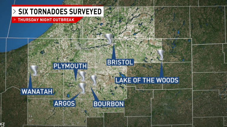 More tornadoes confirmed from Thursday's storms