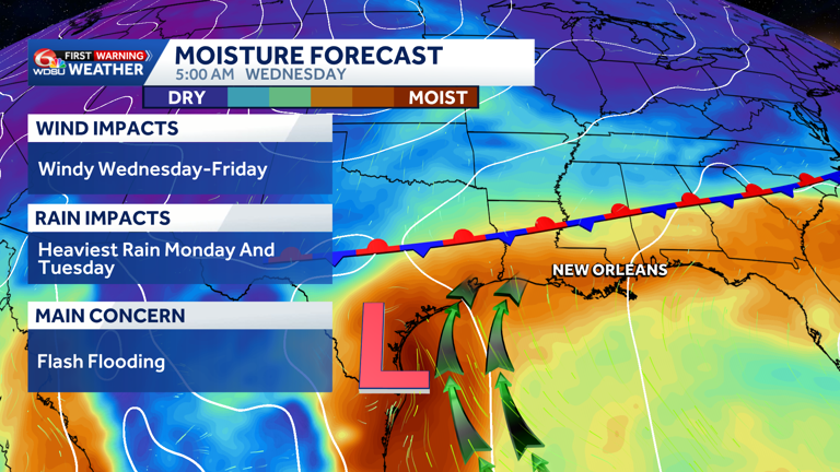 Heavy rain and flash flooding possible this week