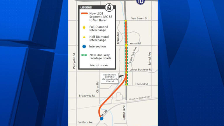 4-year Loop 303 project in Goodyear begins Monday