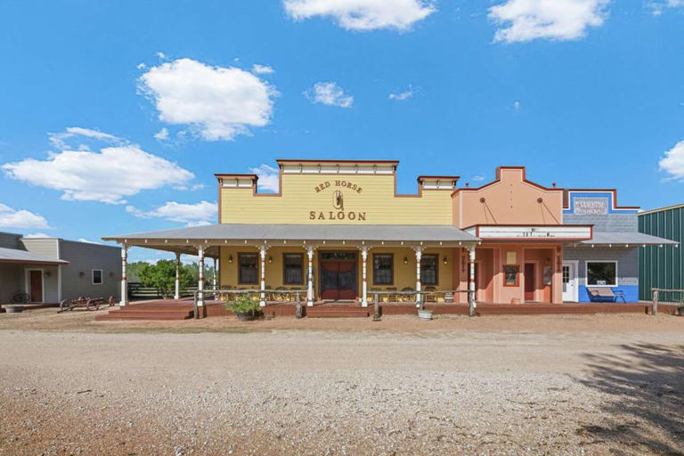 Own your own 'Lonesome Dove' town at this 4,000-acre Texas ranch