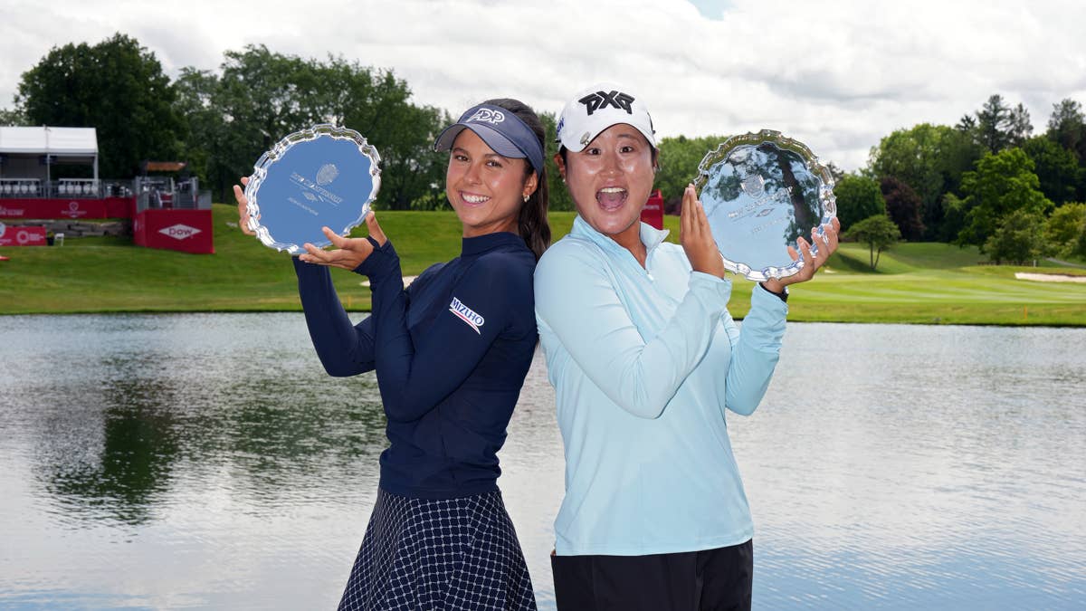 Gina Kim and Yana Wilson celebrate first LPGA Tour victory at Dow ...