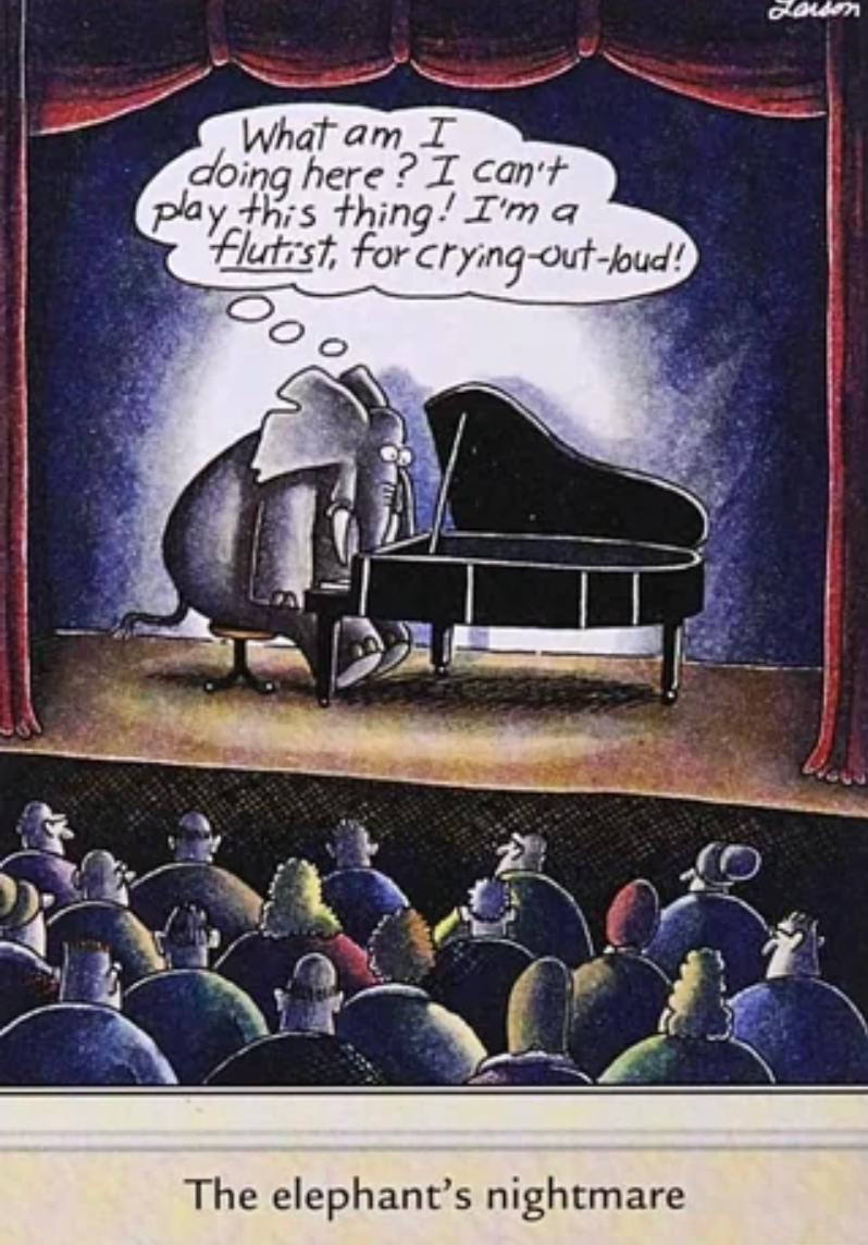 The Elephant Just Wants To Play the Piano