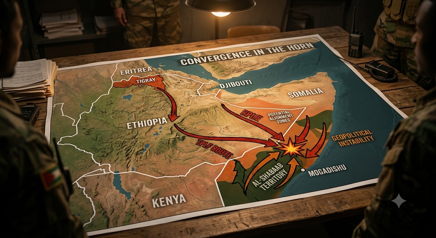 The convergence of terrorist forces in the Horn: TPLF's route to Al-Shabaab