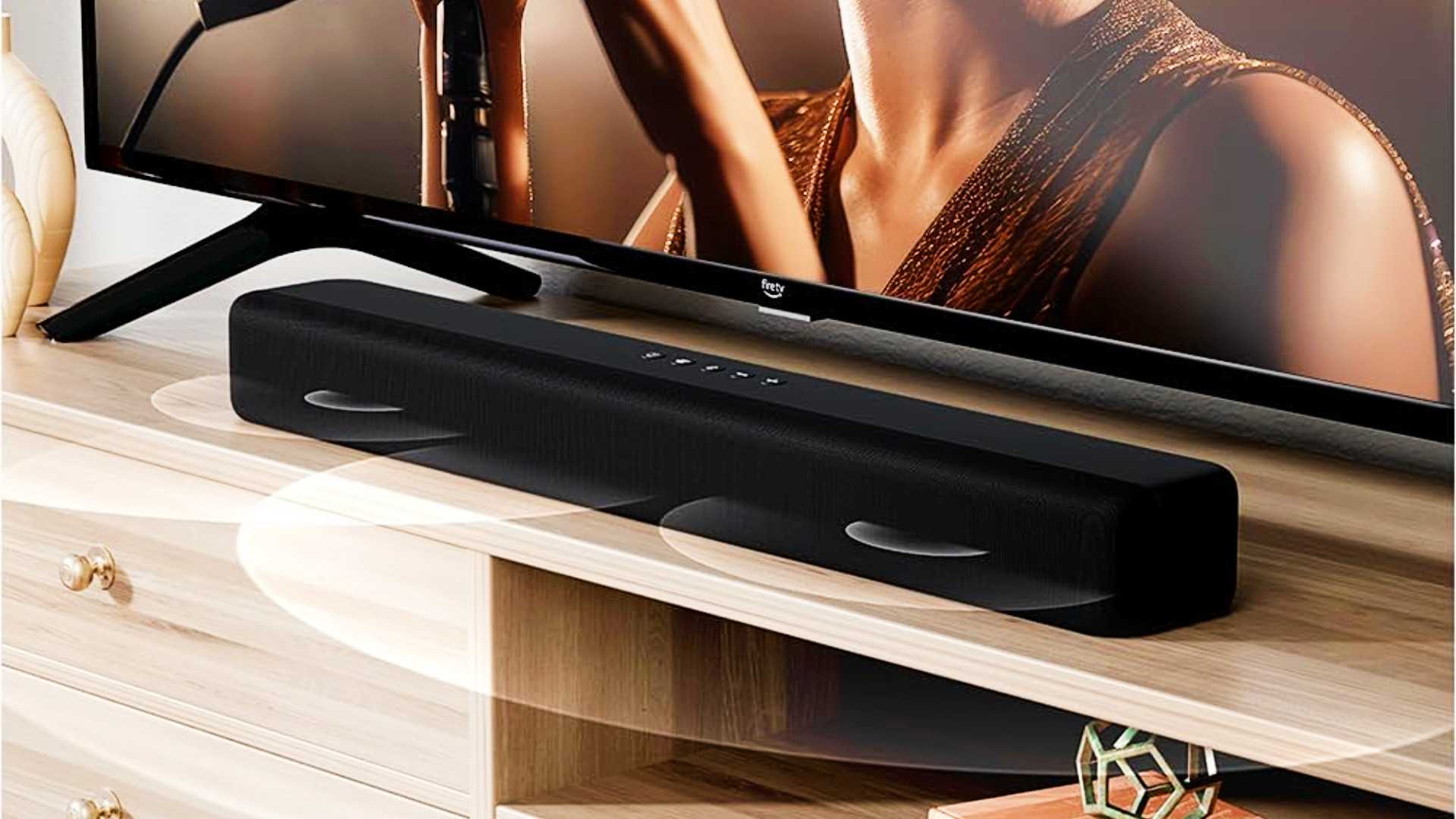 Android Soundbar under a TV