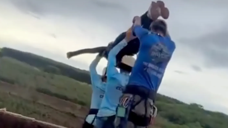 Woman killed in rope jump accident after staff forget safety rope