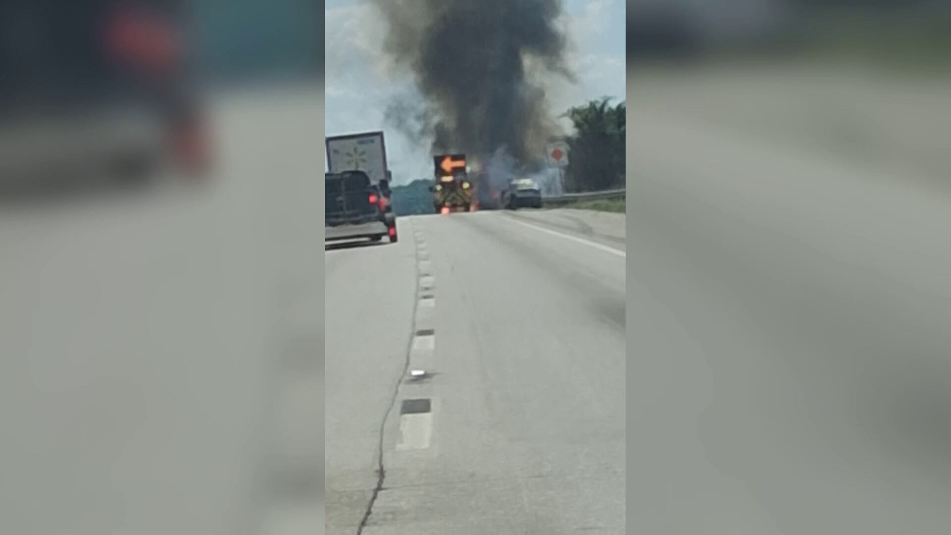 FedEx driver taken by EMS after fiery crash on I-20, officials say